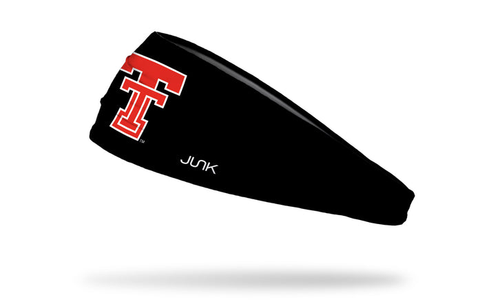 Texas Tech University: Logo Black Big Bang Lite Headband - View 1