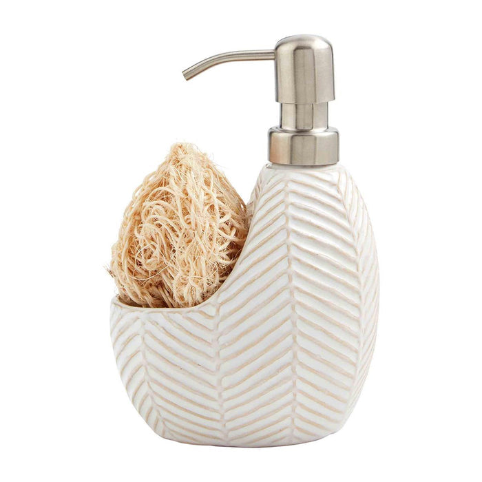 Textured Soap & Sponge Caddy Set