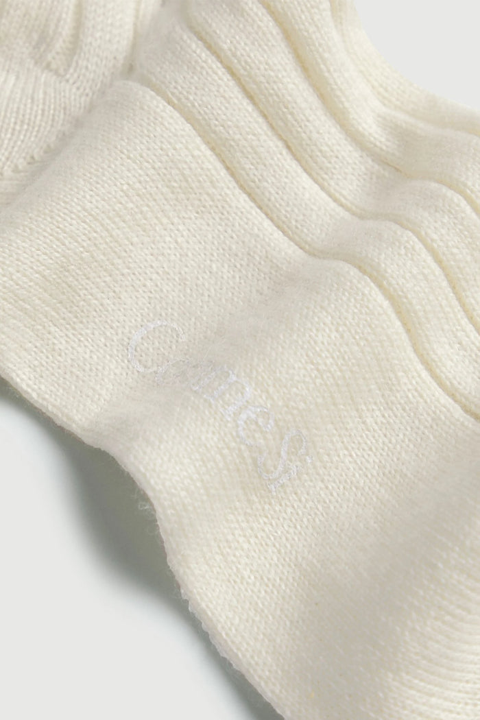 The Cashmere Sock in Cream