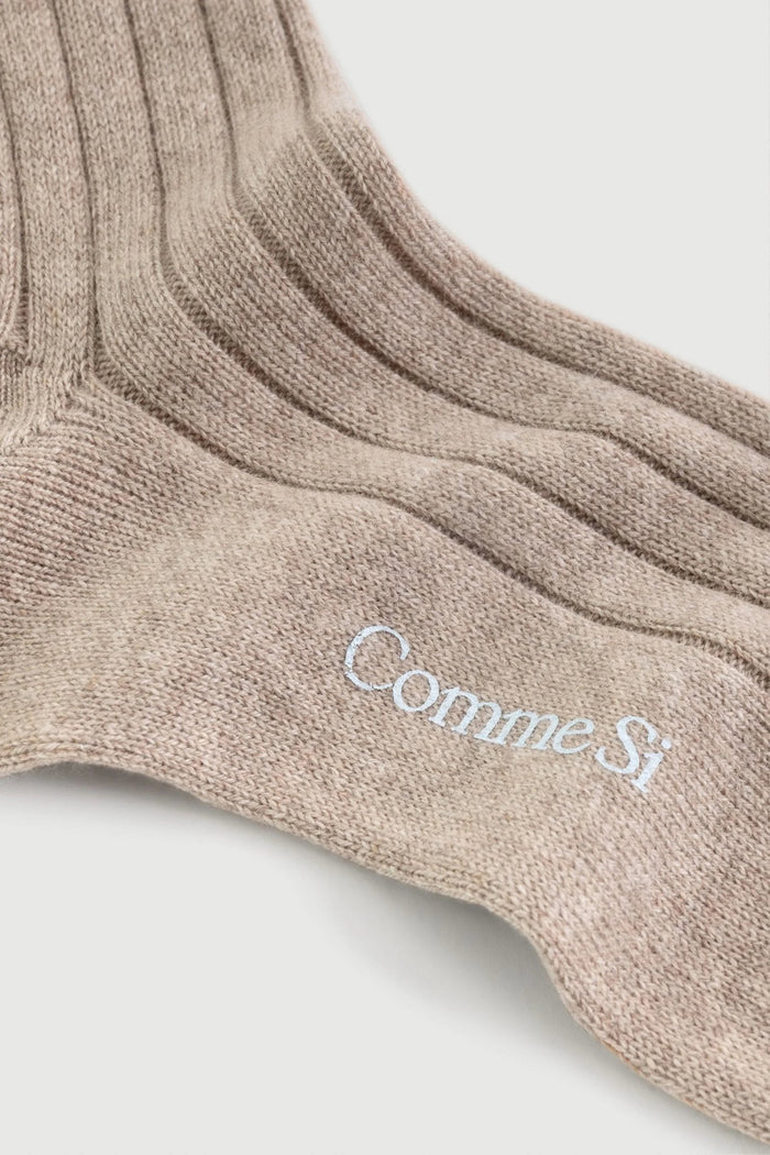 The Cashmere Sock in Oatmeal