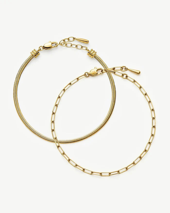 The Go-To Bracelet Set | 18k Gold Plated Bracelets Missoma