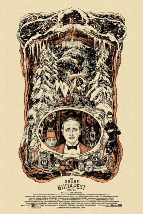 The Grand Budapest Hotel Vania Zouravliov poster