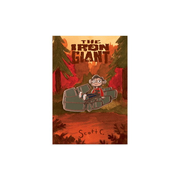 The Iron Giant: Hogarth Enamel Pin