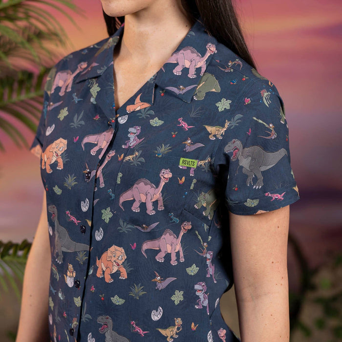 RSVLTS The Land Before Time Women's Short Sleeve Shirt The Land Before Time "Prehistoric Pals" – Women's KUNUFLEX Short Sleeve Shirt The Land Before Time "Prehistoric Pals" – Women's KUNUFLEX Short Sleeve Shirt