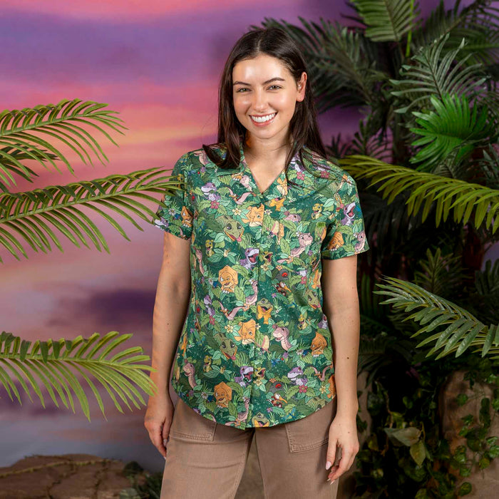RSVLTS The Land Before Time Women's Short Sleeve Shirt The Land Before Time "Tree Star Adventures" – Women's KUNUFLEX Short Sleeve Shirt The Land Before Time "Tree Star Adventures" – Women's KUNUFLEX Short Sleeve Shirt