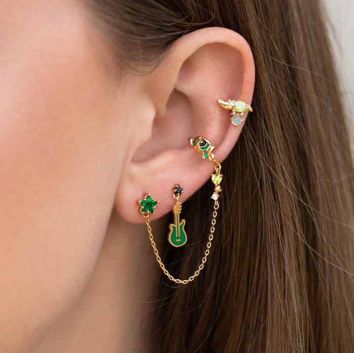 The Powerpuff Girls Buttercup Stud + Ear Cuff