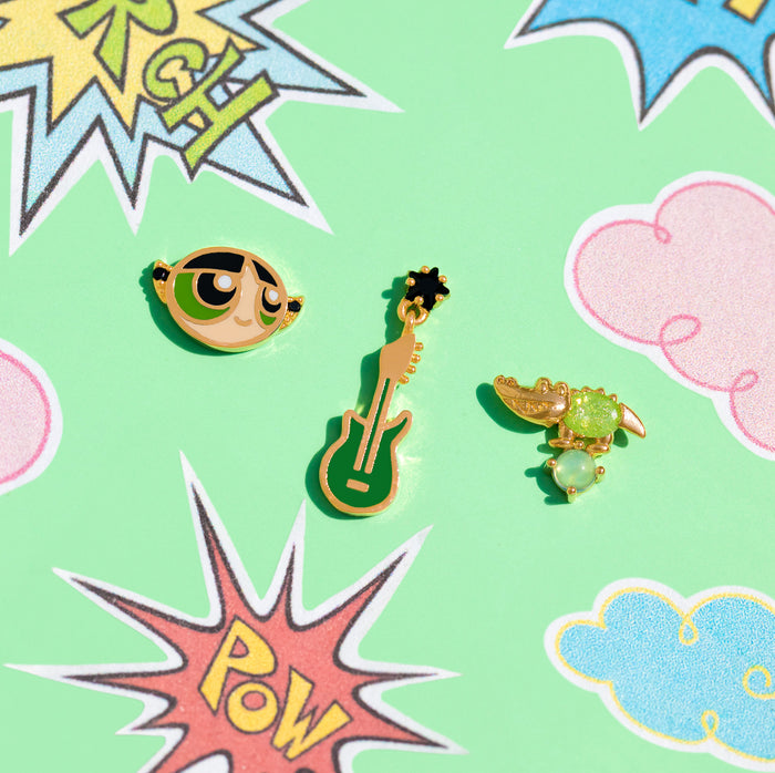 The Powerpuff Girls Buttercup Stud Set