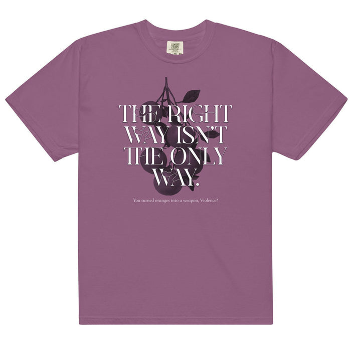 The Right Way Isn't The Only Way Tee Shirt - The Bean Workshop - box tee, fourth wing, rebecca yarros, violet sorrengail, xaden riorson