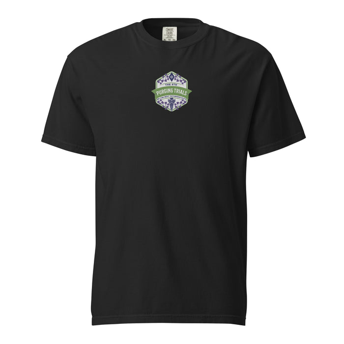 The Sixth Purging Trials Embroidered Tee Shirt - The Bean Workshop - box tee, embroidered, kai azer, lauren roberts, paedyn gray, powerless