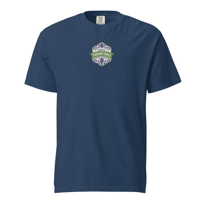 The Sixth Purging Trials Embroidered Tee Shirt - The Bean Workshop - box tee, embroidered, kai azer, lauren roberts, paedyn gray, powerless