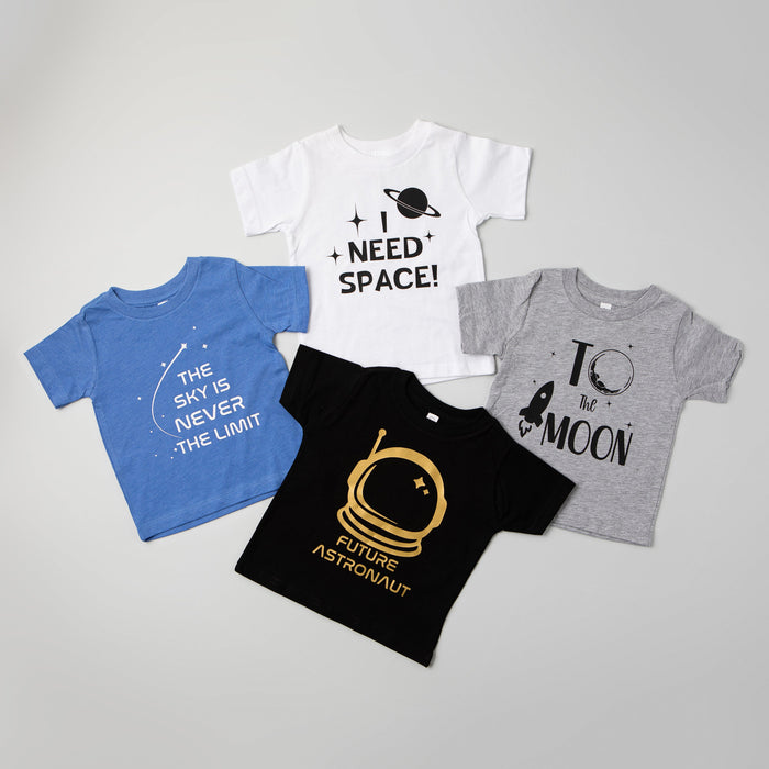"The Sky is Never the Limit" Space Themed T-Shirt, 2T-VIP