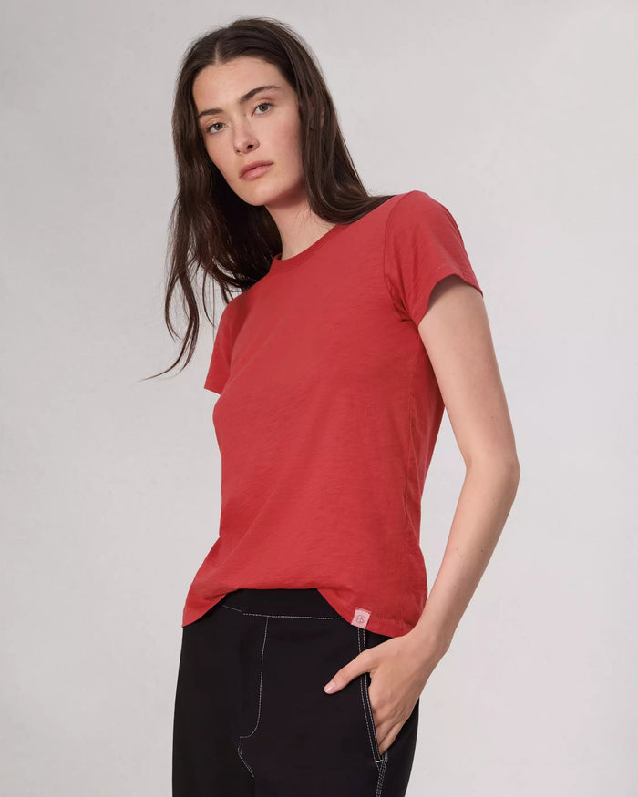 The Slub Tee in Red