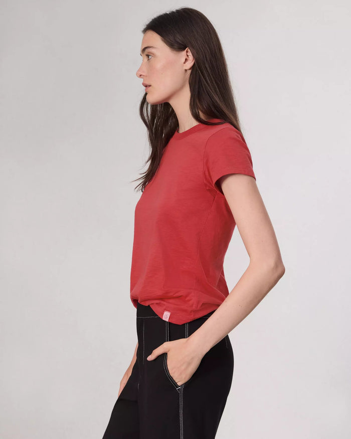 The Slub Tee in Red
