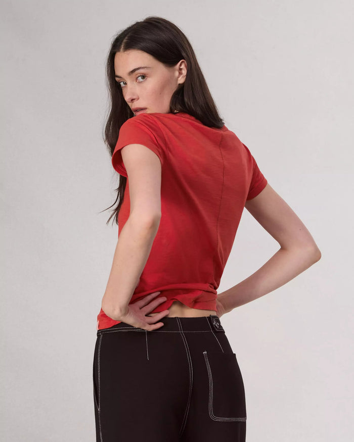 The Slub Tee in Red