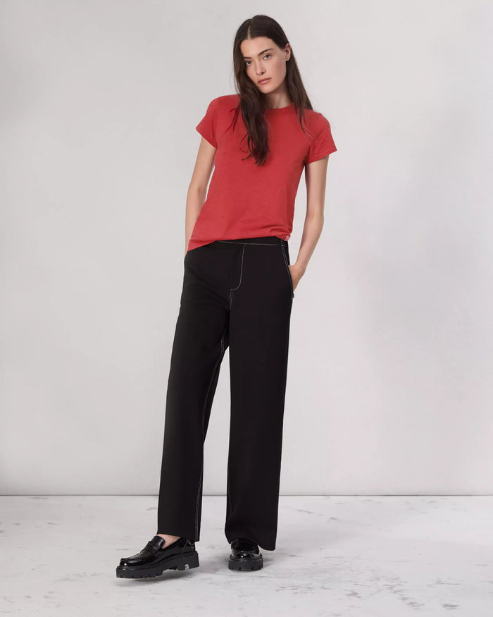 The Slub Tee in Red