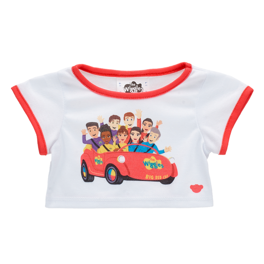 The Wiggles Big Red Car Ringer Teddy Bear Tee