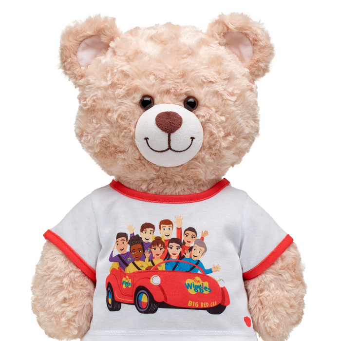 The Wiggles Big Red Car Ringer Teddy Bear Tee