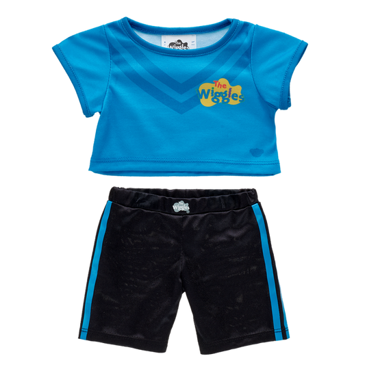 The Wiggles Teddy Bear Skivvy Set Blue