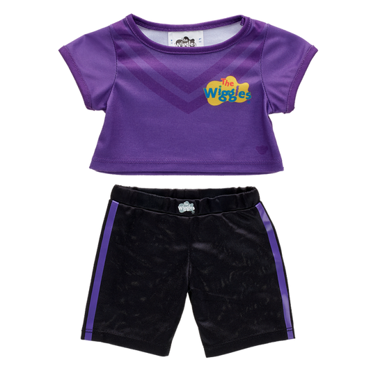 The Wiggles Teddy Bear Skivvy Set Purple