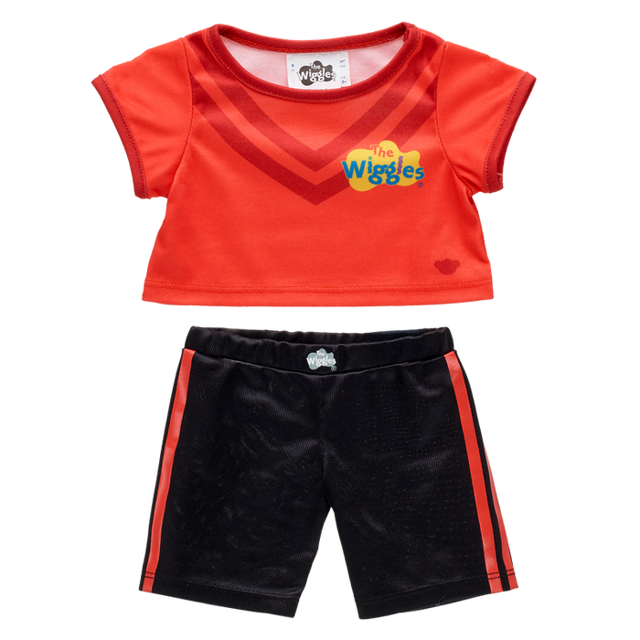 The Wiggles Teddy Bear Skivvy Set Red