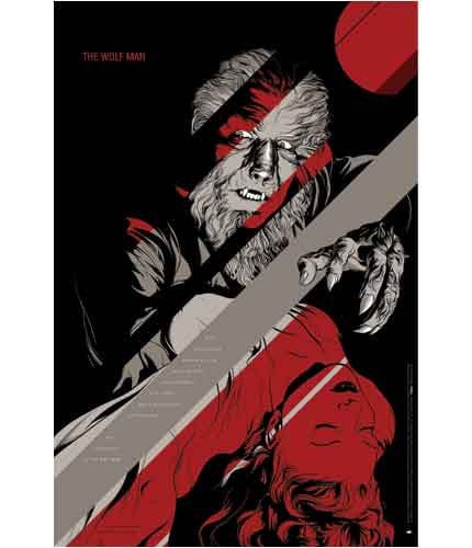 The Wolf Man Variant  Ansin  Martin Ansin poster