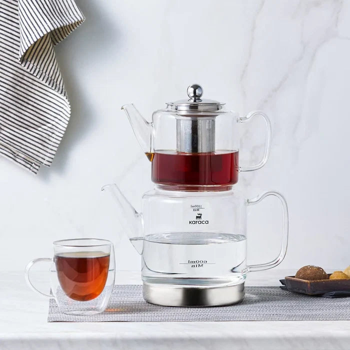 Théière en verre Karaca Dora XL