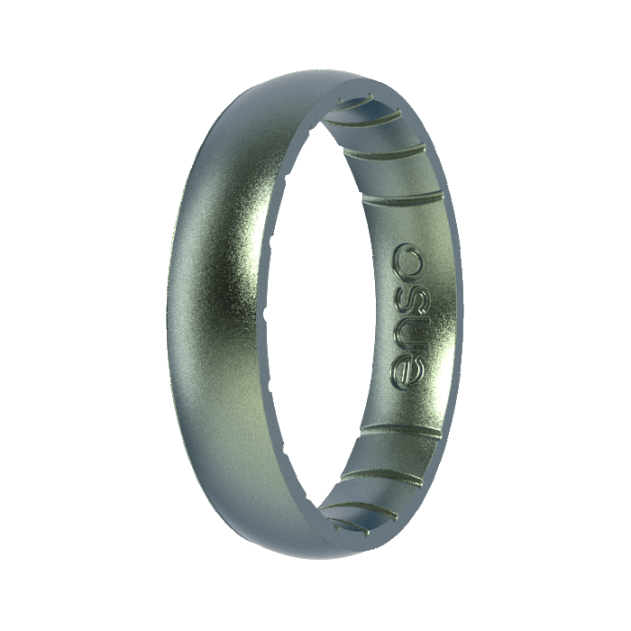 Elements Classic Thin Silicone Ring - Volcanic Ash