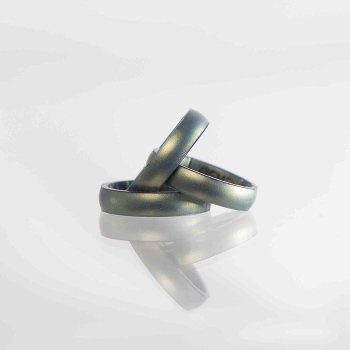 Elements Classic Thin Silicone Ring - Volcanic Ash