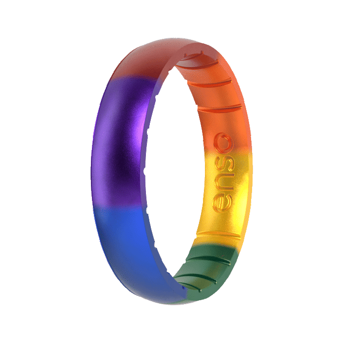 Handcrafted Classic Thin Silicone Ring - Encircle Pride