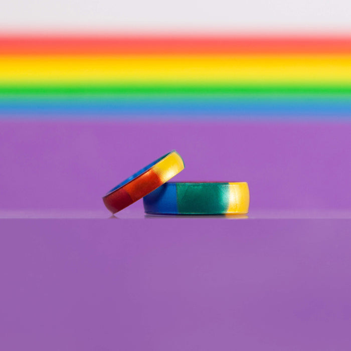 Handcrafted Classic Thin Silicone Ring - Encircle Pride