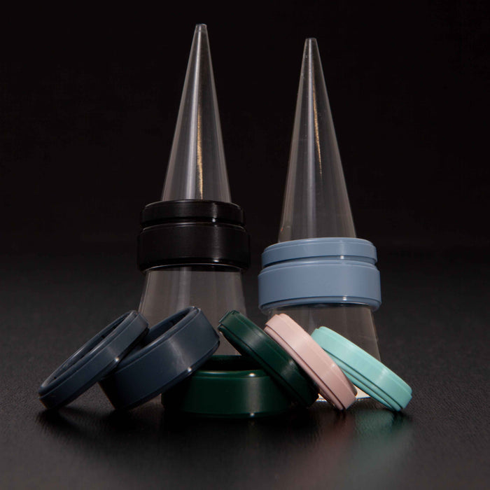 Rise Thin Silicone Ring - Obsidian