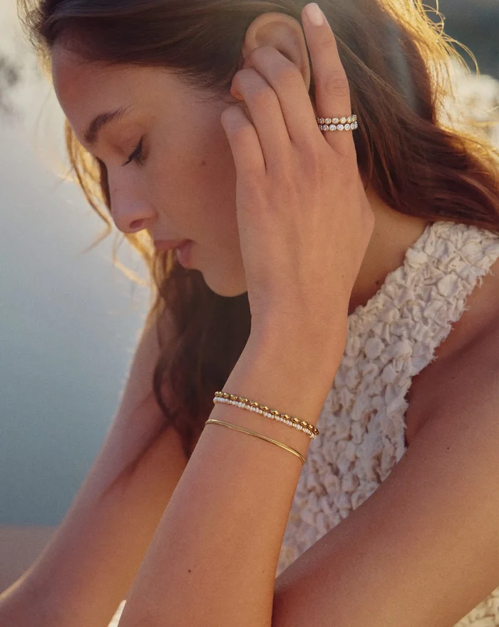 Thin Snake Chain Bracelet | 18k Gold Plated Bracelets Missoma
