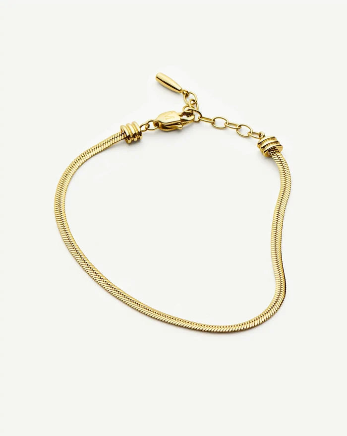 Thin Snake Chain Bracelet | 18k Gold Plated Bracelets Missoma