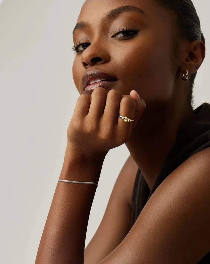 Thin Snake Chain Bracelet | Platinum Plated Bracelets Missoma