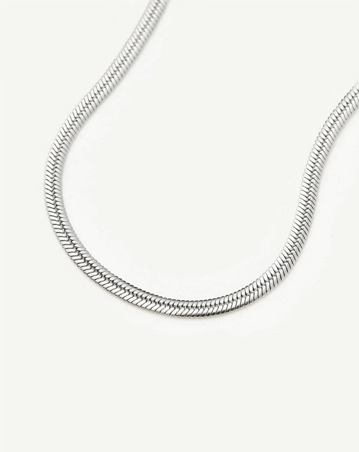 Thin Snake Chain Bracelet | Platinum Plated Bracelets Missoma