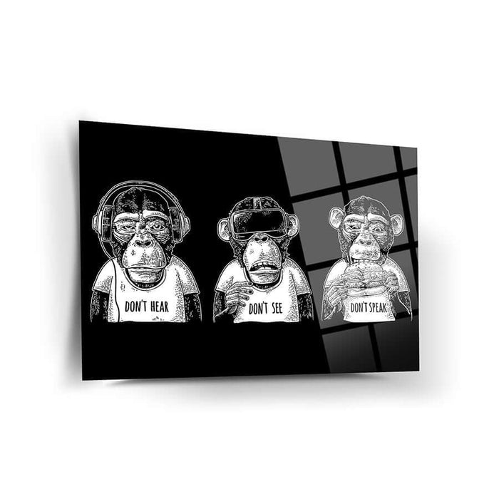 Three Monkey Wall Decor - Artwork available at Dekadron for $99.90