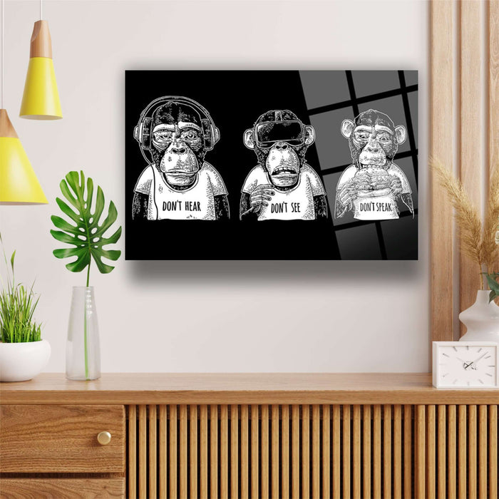 Three Monkey Wall Decor - Artwork available at Dekadron for $149.90