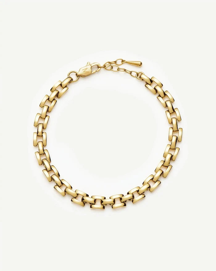 Timepiece Link Chain Bracelet | 18k Gold Plated Bracelets Missoma