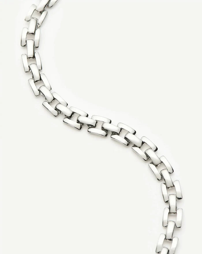 Timepiece Link Chain Bracelet | Platinum Plated Bracelets Missoma