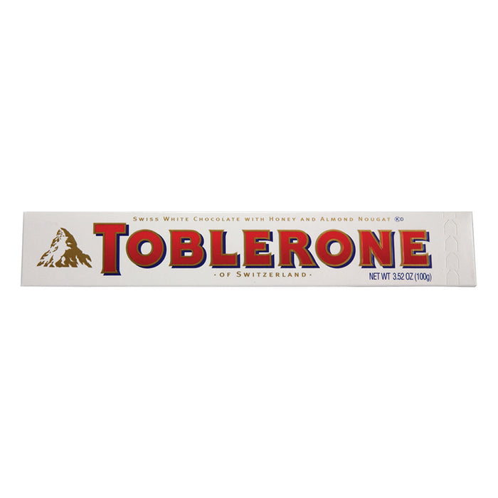 Toblerone White Chocolate Bars - 3.5 oz 20ct