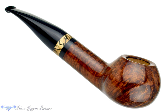 Blue Room Briars is proud to present this Todd Harris Pipe Large Stout Author with Spalted Tamarind