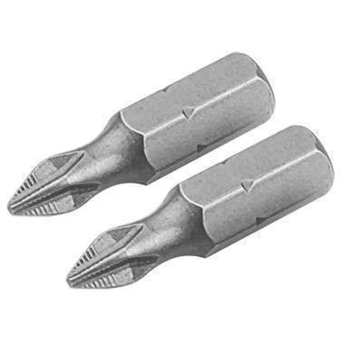 Tolsen Screwdriver Bits Set 2pk S2 Anti-Slip PH2 x 25mm