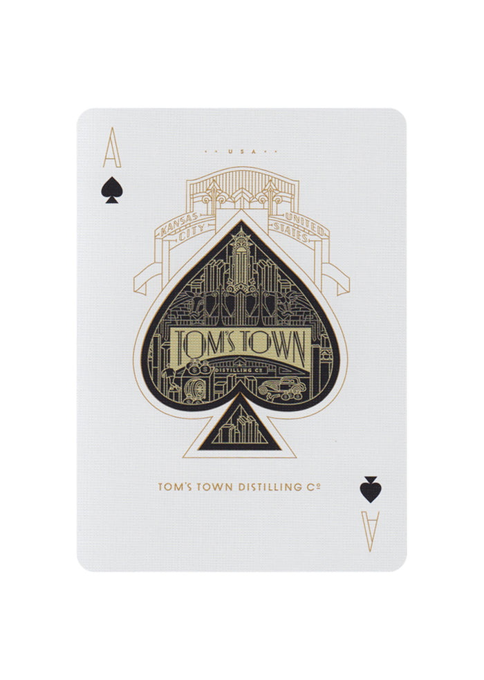 Tom's Town Playing Cards by Art of Play