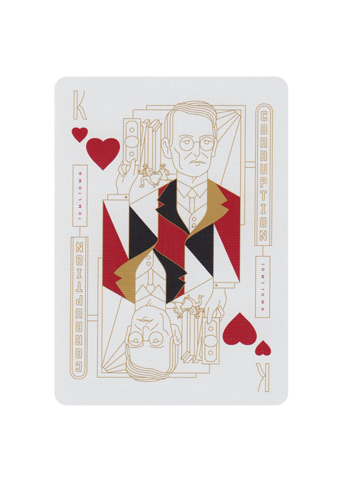 Tom's Town Playing Cards by Art of Play