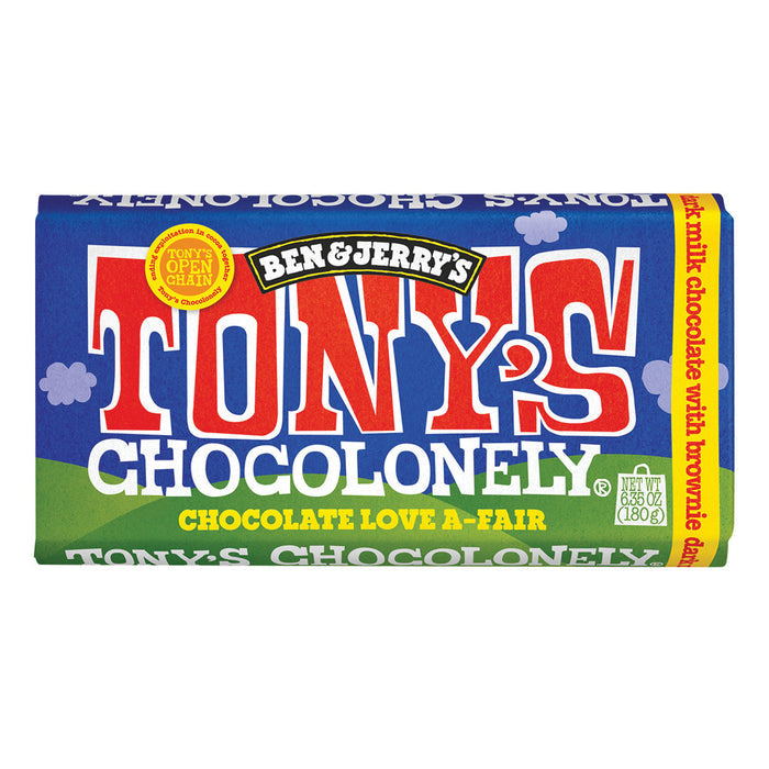 Tony's Chocolonely Love A Fair Candy Bar - 15 Count