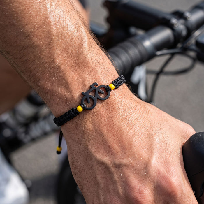 Tour Bike Braided Bracelet