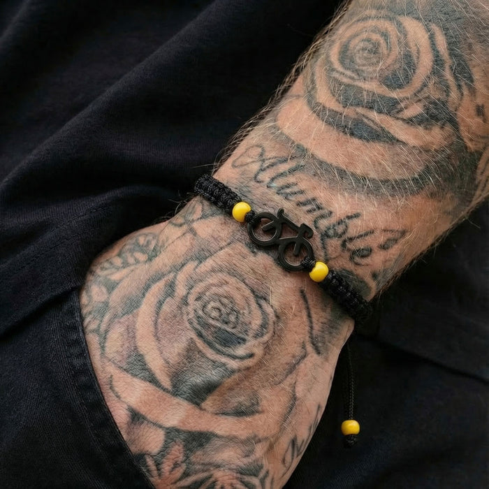 Tour Bike Braided Bracelet