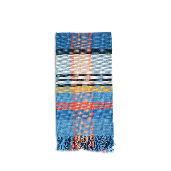 All Roads Towel/Runner in Country Blue Plaid
