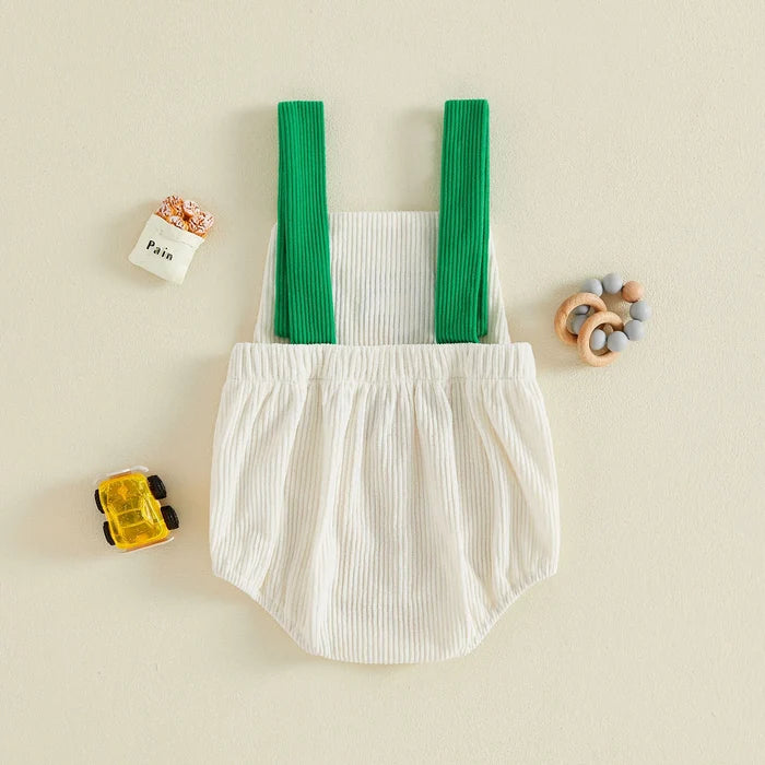 TRACTOR Corduroy Romper