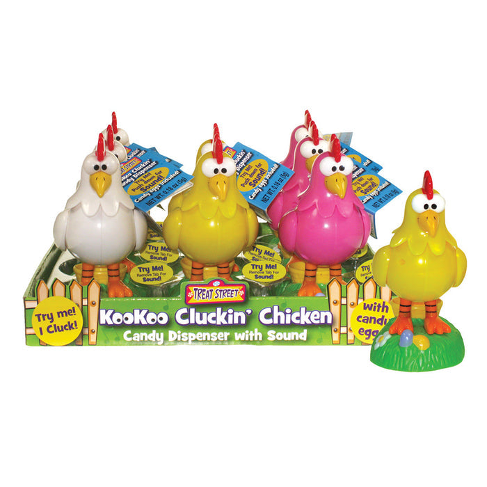Treat Street Kookoo Cluckin Chicken Candy Dispenser - 9 Count